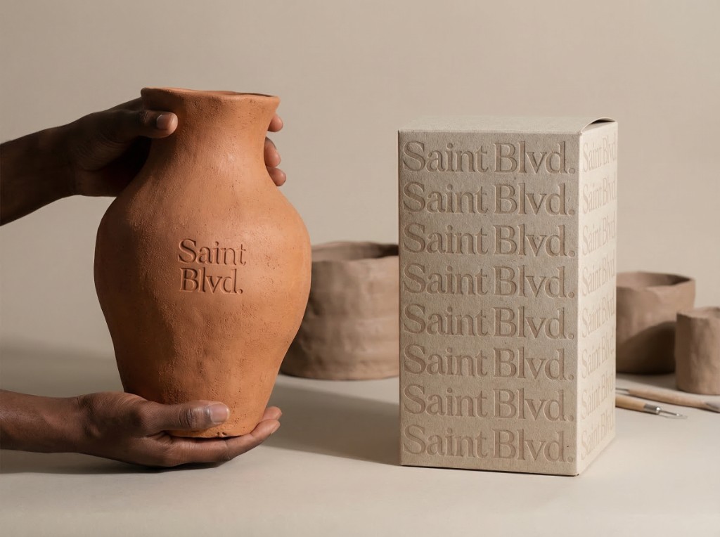 Saint Blv. brand visuals